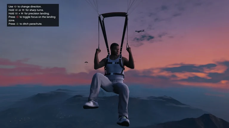 Give Parachute cheat screenshot