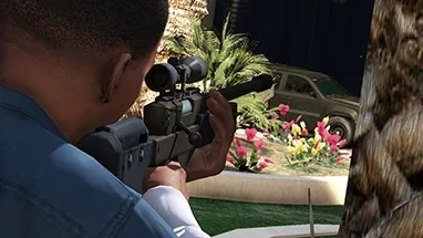 The Hotel Assassination mission screenshot — Grand Theft Auto V