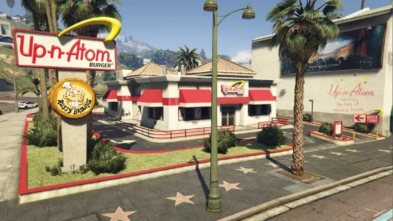 Up n Atom Burger GTA V